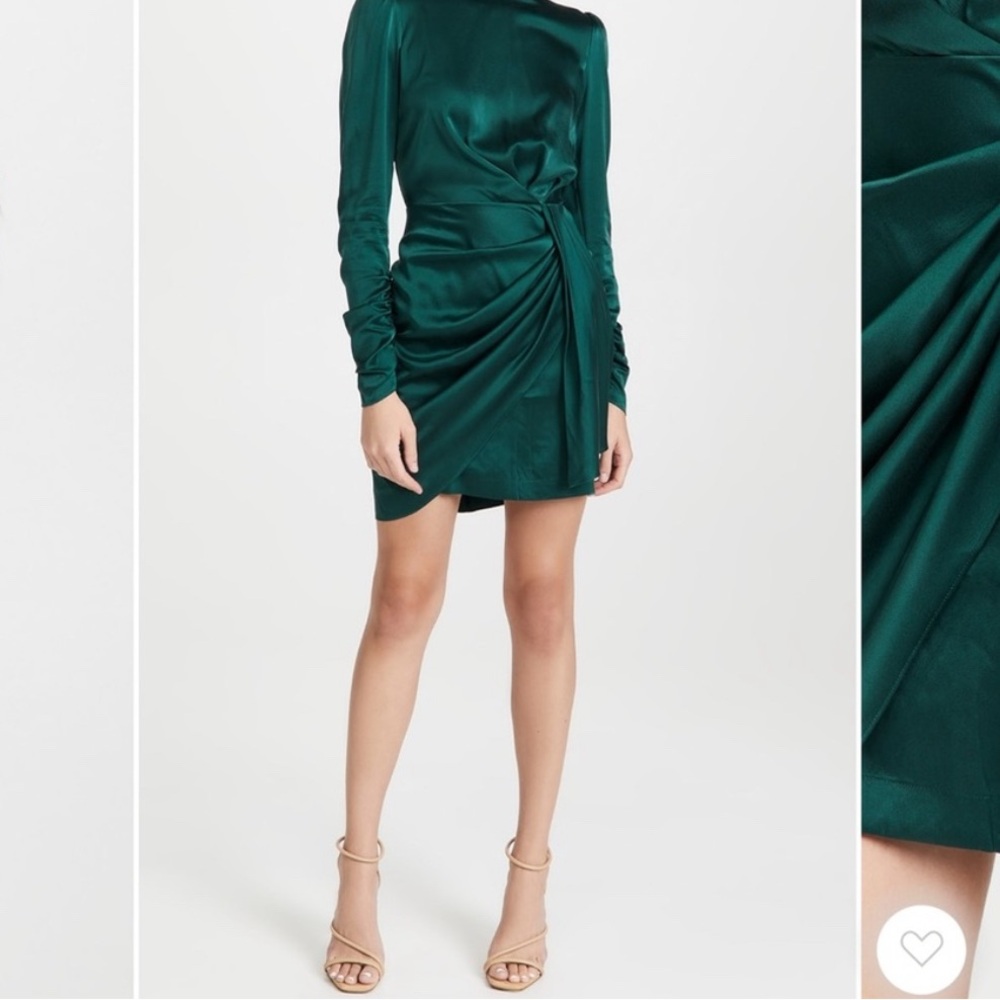 Emerald green dress